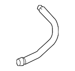 1725000175 - Cooling System: Reservoir Hose for Mercedes-Benz Image