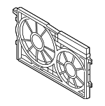 1K0121207BB9B9 - Cooling System: Fan Shroud for Volkswagen: Beetle, Golf, GTI, Jetta, Passat, Rabbit Image