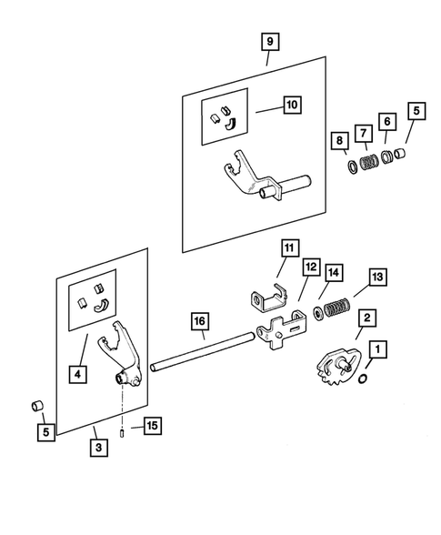 Fork and Rails for 2003 Dodge Durango #0