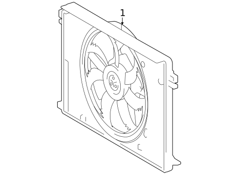 Cooling Fan for 2024 Toyota Crown #0