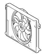 16360F0060 - Cooling System: Fan Module for Toyota: Crown, RAV4, Venza Image