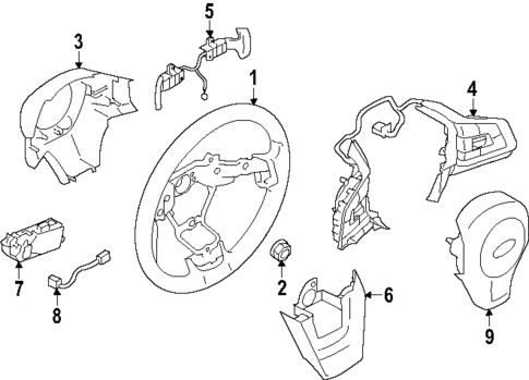 Steering Wheel & Trim for 2024 Subaru Crosstrek #0