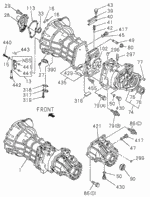 8971491250 - : Case Assembly, Transfer for Honda Image