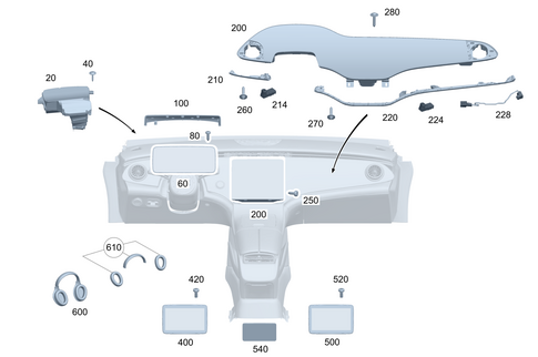 Infotainment for 2025 Mercedes-Benz EQS 450 SUV #0