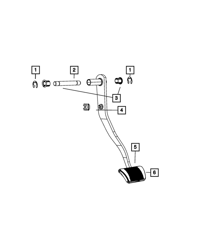 68359870AA - Brakes: Brake Pedal And Pad for Mopar Image