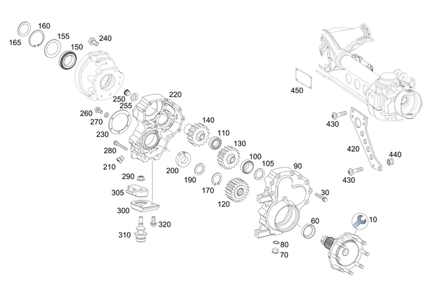 4633560100 - Front Axle: Repair Kit, Wheel Hub for Mercedes-Benz: G550 4x4, G65 AMG Image image