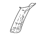 10437281 - Body: Lock Pillar Trim for Chevrolet: Venture | Oldsmobile: Silhouette | Pontiac: Montana, Trans Sport Image