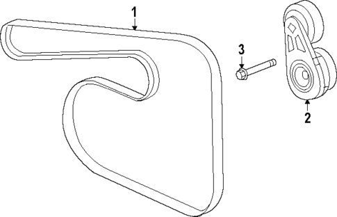 Belts & Pulleys for 2025 GMC Terrain #0