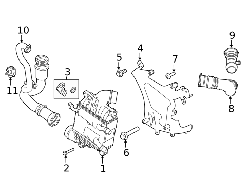 Intercooler for 2021 Land Rover Range Rover Sport #0