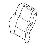 52107062792 - Body: Seat Back Cover for BMW: 645Ci, 650i, M6 Image