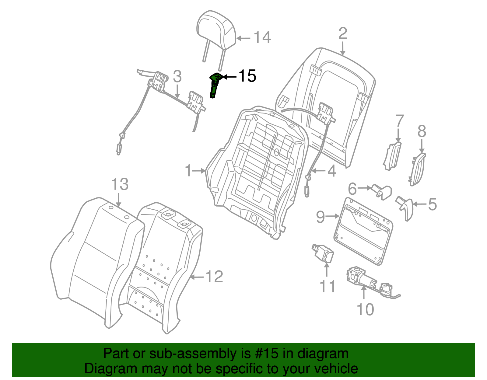 Headrest Guide - BMW (52-10-7-117-109)