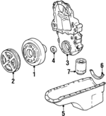 29601 - Engine: ACDelcoâ„¢ Timing Cover Seal for GM Image