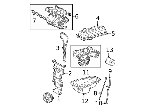 Engine Parts for 2002 Toyota Solara #0