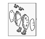 K1YT2643ZA - Brakes: Brake Pads for Mazda Image