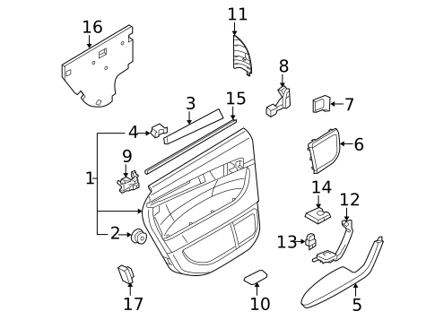 Rear Door for 2013 Audi A3 Quattro #2