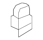 4F0959855B5PR - Body: Window Switch for Audi: A3, A3 Quattro, Q7 Image