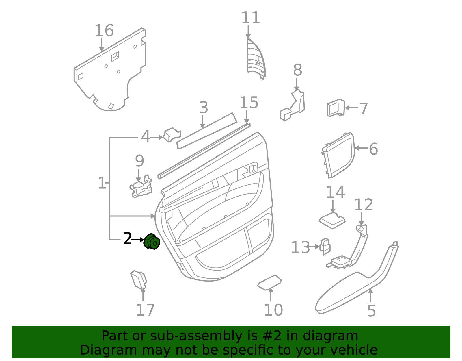 20-Pack Door Trim Mounting Clip With Seal - Compatible With VW, Seat, Skoda - View #10