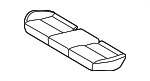 DV6Z5463804AA - Body: Cushion Cover for Ford Image