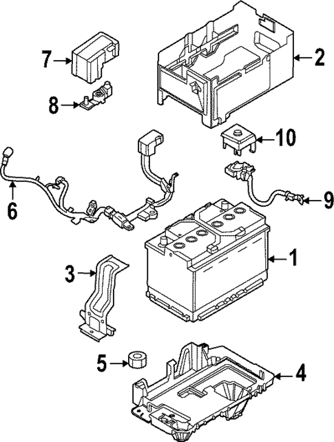 Battery for 2025 Hyundai Sonata #0