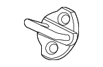 51215A67B30 - Body: Door Lock Striker Plate for Mini Image