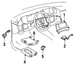 17989013 - Electrical: Air Bag Module for Oldsmobile: Custom Cruiser Image