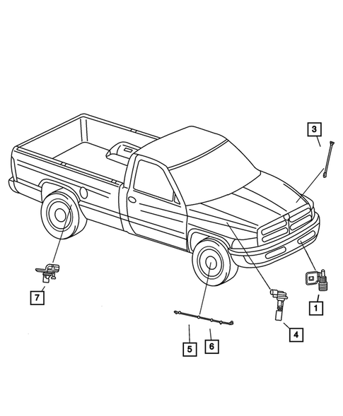 Sensors for 2001 Dodge Ram 2500 #4