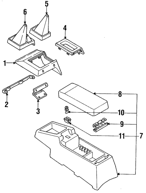 Center for 1991 Isuzu Rodeo #0
