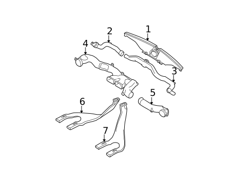 Ducts for 2003 Subaru Impreza #0