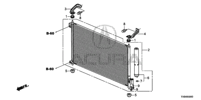 A/C Condenser for 2013 Acura ILX #0