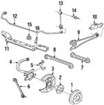 42510SD4930 - Suspension: Brake Rotor for Acura Image