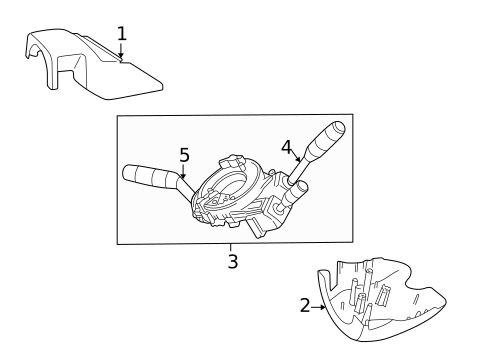 Shroud, Switches & Levers for 2005 Land Rover Range Rover #0