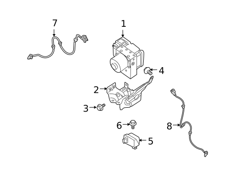 Anti-Lock Brakes for 2004 INFINITI QX56 #0