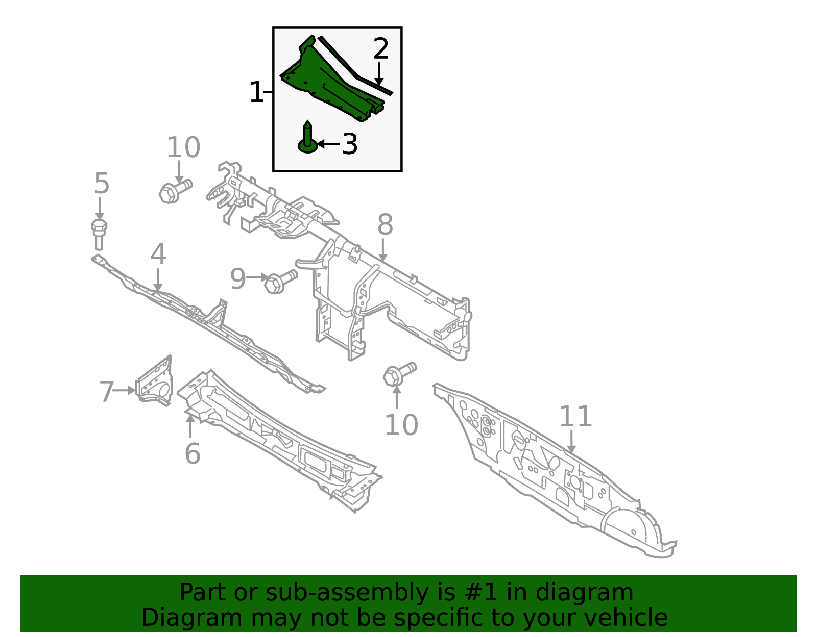 86160-2F001 - Cowl Top Panel 2004-2009 Kia | Kia.Parts Store