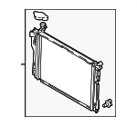 25310D2700 - Cooling System: Radiator for Genesis: G80, G90 Image