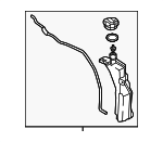 25430D2000 - Cooling System: Reservoir for Genesis: G80, G90 Image