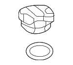 25441B1000 - Cooling System: Reservoir Cap for Genesis: G80, G90 | Hyundai: Genesis, Nexo, Sonata Image