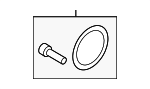 34208846401 - Brakes: Prk Brake Actuator O-Ring for BMW Image