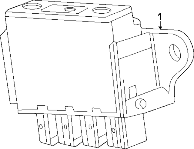 85514886 - : Part# 85514886 F Module for Cadillac: XT4 | Chevrolet: Silverado EV | GMC: Hummer EV Pickup, Hummer EV SUV, Sierra EV Image