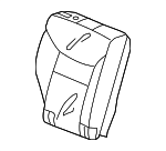 82121T0KA04ZD - : 2015 2016 Honda CR-V - Cover R Rear Seat-Back Trim *YR449L* (Cashmere Ivory) for Honda: CR-V Image