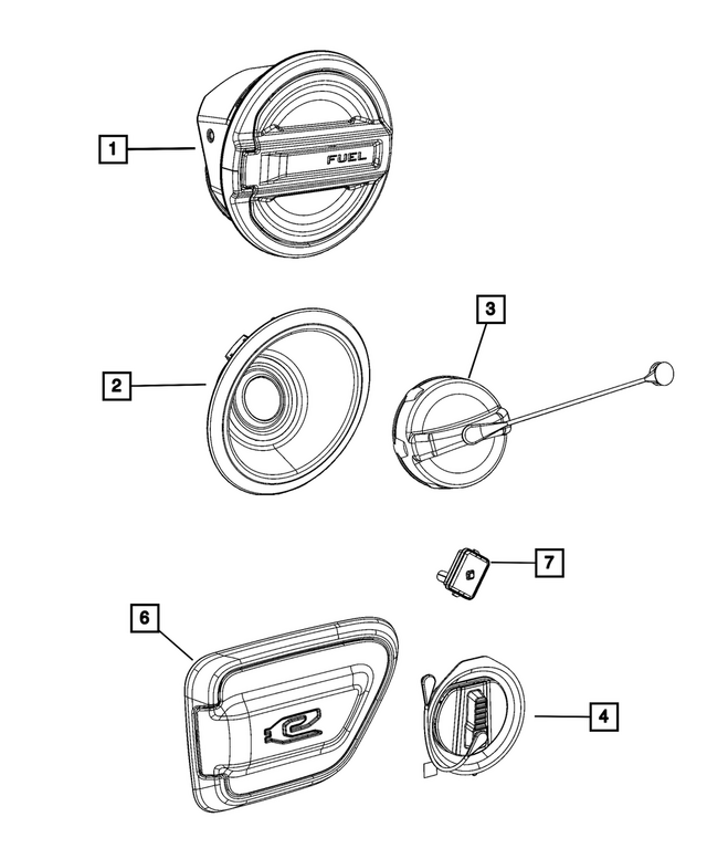 68467792AA - : Connector Cap for Mopar Image