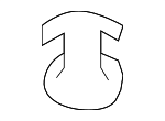 84937ZB100 - Body: Tie Down Hook for Nissan Image