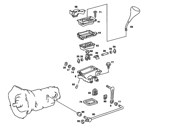 1072670005 - Transmission: Bearing for Mercedes-Benz Image image