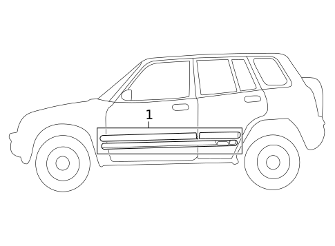 Stripe Tape for 1998 Toyota RAV4 #0