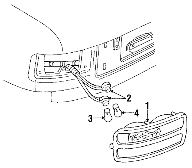 5977197 - : Tail Lamp Assembly for GM Image