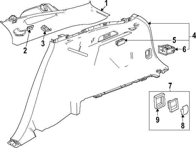 85577227 - : Part# 85577227 F Cap for Chevrolet: Blazer EV Image
