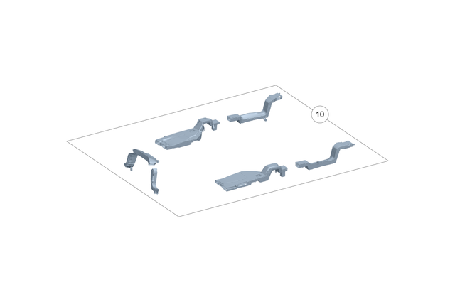 2548202200 - Electr. System: Cable Duct for Mercedes-Benz Image image