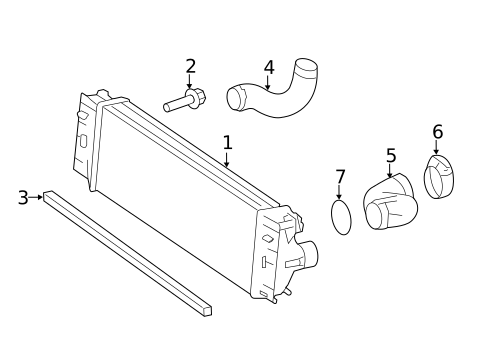 Intercooler for 2010 Mercedes-Benz Sprinter 2500 #0