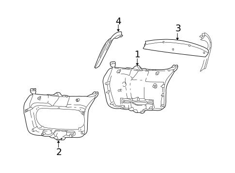 Interior Trim for 2008 Dodge Caliber #0