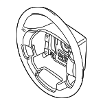 QTB102690PUY - Body: 2003-2004 Land Rover Discovery - Steering Wheel for Land Rover: Discovery Image