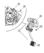 5191898AA - : Pedal Pad for Mopar Image